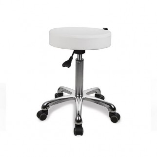 Banco rodado branco OPAL...