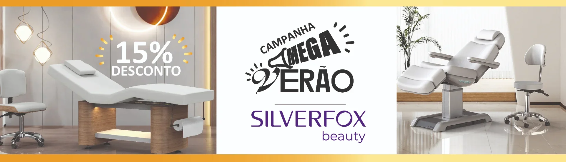 Campanha Mega Verão até 15% de desconto