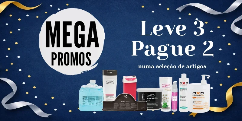 Leve 3 pague 2 numa seleção de artigos