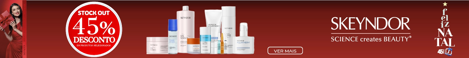 Campanha Skeyndor Stockout | Até 45% de desconto